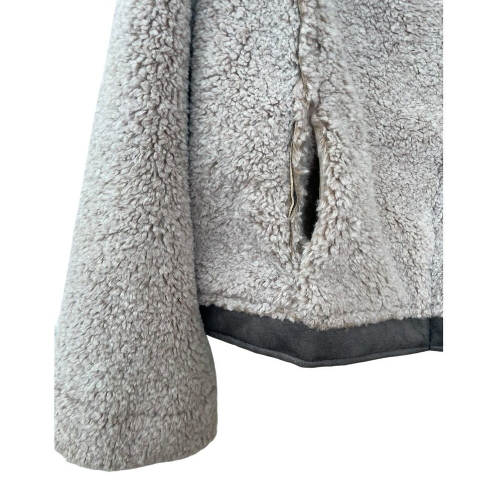 Splendid Women's Oatmeal Sherpa Bomber Jacket RW8J110 Size XS MSRP$238 NWT - Picture 5 of 7